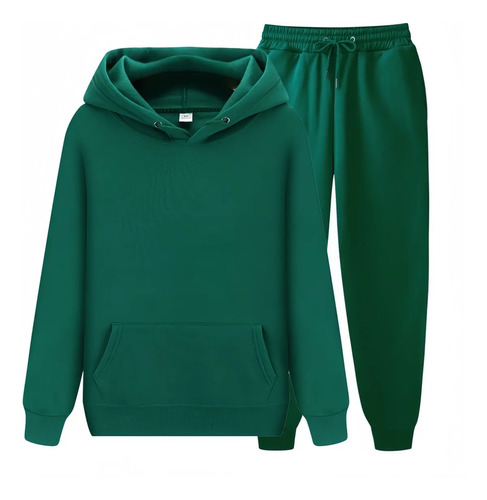 Conjunto De Sudadera Con Capucha Y Pantalones Para Hombre Y
