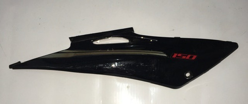 Imagen 2 de 9 de Tapa Lat Trasera Der Negro Gris Zr 150 Con Detalle Zanella