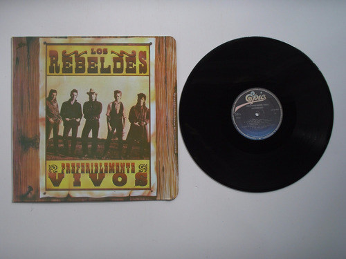 Lp Vinilo Los Rebeldes Preferiblemente Vivos Edic  Colombia