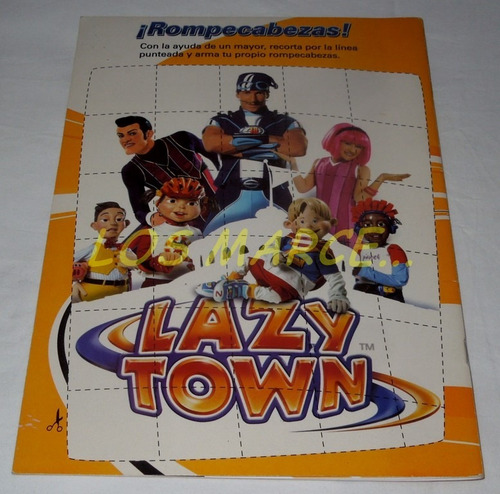 juegos de lazy town rompecabezas