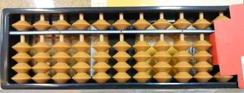 Soroban Ábaco Japonês Com 13 Colunas Acrílico 50unidades