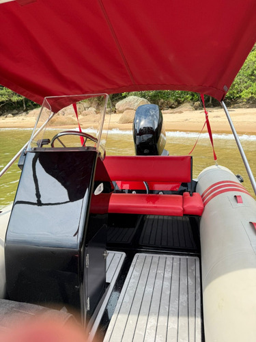 Bote Inflável 4,5m Com Motor De Popa Mercury 60hp Zero