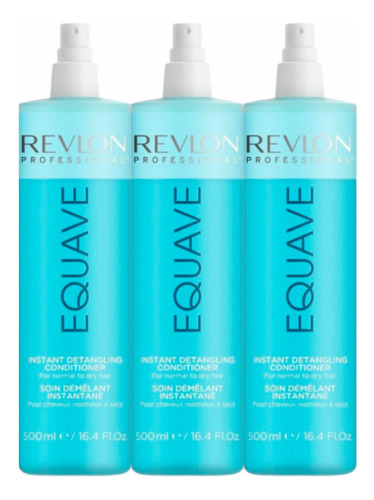 Revlon Equave Spray Acondicionador Desenredante 500 Ml X 3un