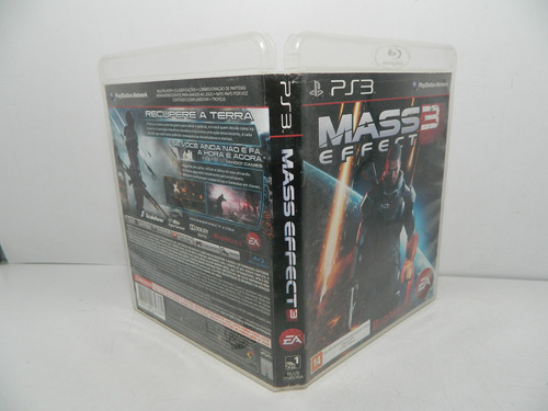 Mass Effect 3 Fisico Midia Original P/ Ps3 - Loja Fisica Rj