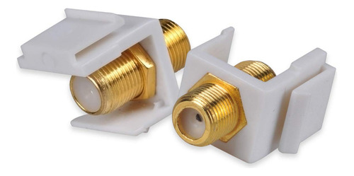 Conector Coaxial Keystone Jack Hembra Para Placa Pared (4