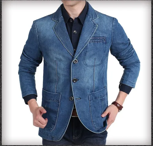 Blazer jean homme new arrivals