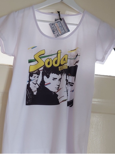 Remera Modal Dama Soda Stereo Cerati Tapa Disco 