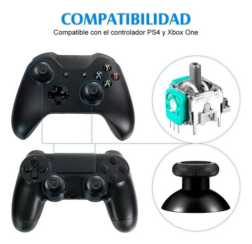 Kit Joystick Remplazo Potenciómetro Desarmador Control 17pcs