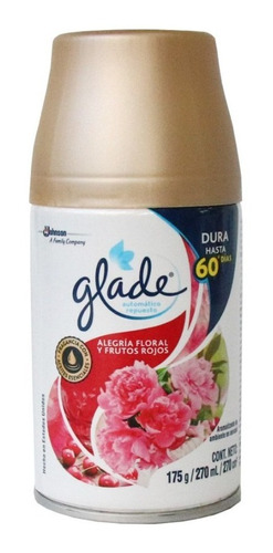 Ambientador Glade Automatico Repuesto 270 Ml Paraiso Azul