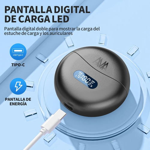 Auriculares Clip Ear Bluetooth Freeclip Caneclacion De Ruido Violeta
