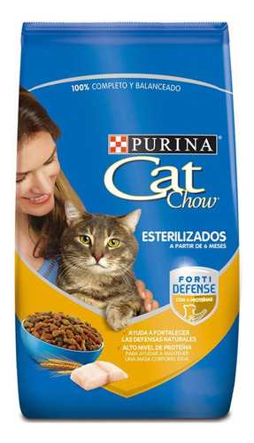 Saco Cat Chow Esterelizados 8kg #12442303