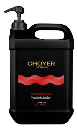 Shampoo Pet Neutralizador De Odores Power Clean 5l - Choyer Fragrância Suave