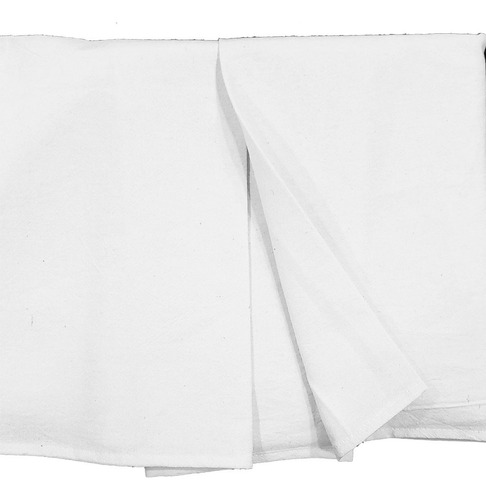 Cubre Somier 2 1/2 Plazas 150x190cm Blanco Microfibra