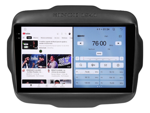 Multimidia Jeep Renegade Android 13 Auto 2gb 64gb Carplay 9p