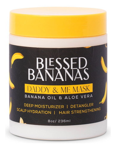 Blessed Bananas - Mscara Daddy & Me - Aceite De Pltano Y Alo