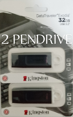 Pendrive Kingston 32 Gb Usb Pc Fotos Videos Y Mas