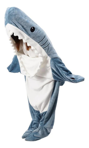 Bolsa Dormir Cartoon Shark, Cobertor, Pijama