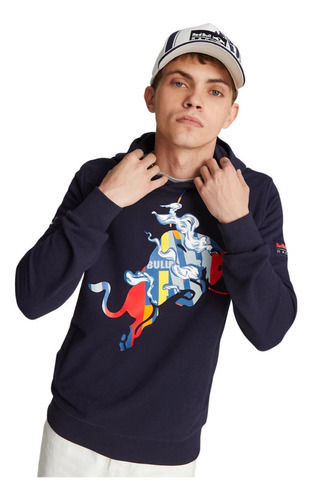 Sudadera Con Capucha Puma Red Bull Dynamic Bull Para Hombre