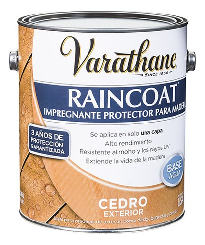 Impregnante Va Raincoat Cedro 3,78 Lt