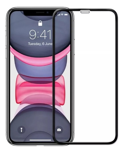 Lamina Vidrio Templado iPhone 11 Pro Max 21d Full Pega Curv 