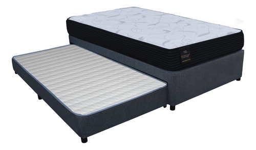 Marinera Dual Bed Chenille + Colchón King Koil Bliss 80x190