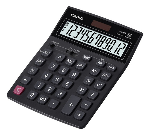 Calculadora Casio Gz-12s Solar Dual 12 Digitos