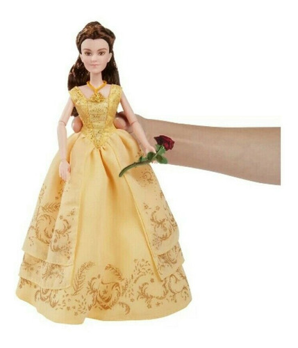 Muñeca Belle Vestido Encantado - La Bella Y La Bestia Disney