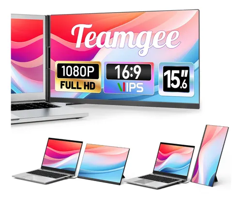 Teamgee Extensor De Pantalla Para Laptop De 15.6, Monitor P.