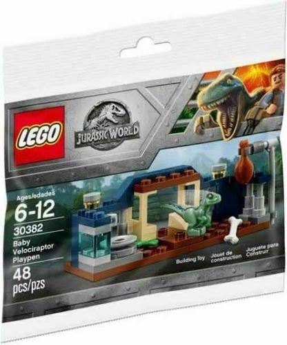 Lego 30382 Jurassic World Parque Del Baby Velociraptor Poly