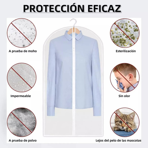 Bolsa Transparente A Prueba De Polvo, 10 Fundas
