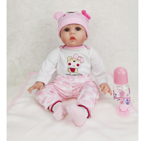 Muñeca Reborn Silicona Muñecas Para Niñas Mulan Bebes Rebon