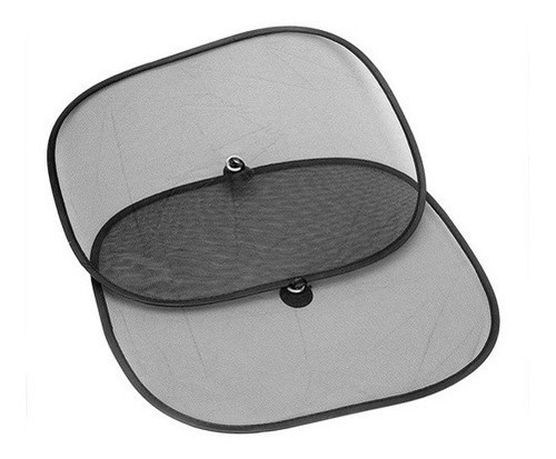 Parasol Auto Cortina Para Ventanas Ventosa Juego Plateado