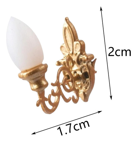 3 X 5 Uds Modelo En Miniatura Lámparas De Pared Hogar