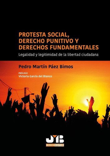 Protesta social, Derecho punitivo y derechos fundamentales, de Pedro Martín Páez Bimos. Editorial J.M. Bosch Editor, tapa blanda en español, 2022