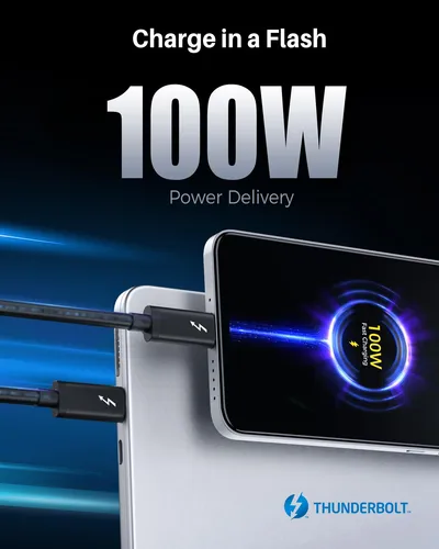 Cable Thunderbolt 3 Matters Usb C De 20 Gbps, 2 M, Color Neg