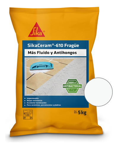 Sikaceram-610 Fragüe Blanco 5 Kg