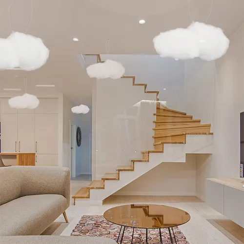 Decoración De Nubes De Algodón Con Fondo De Nube, 6 Unidades