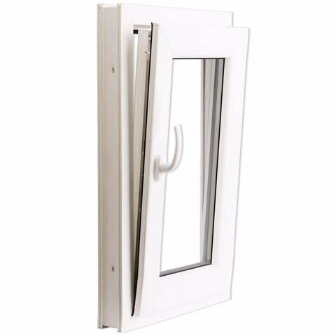 Ventana De Pvc Oscilobatiente Blanca