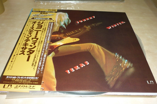 Johnny Winter Progresive Blues  Vinilo Japon 10 Puntos Obi
