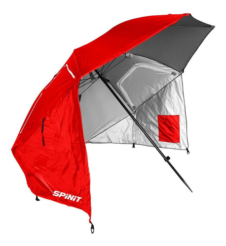 Imagen 1 de 7 de Carpa Sombrilla Rompeviento Spinit 250 Cm Reforzada Parasol