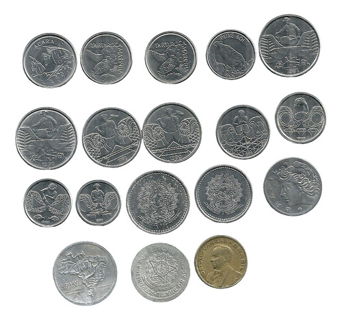 500 Cruzeiros 1985 E 1992 +1 5 10 E 50 Centavos 1989 +12moed