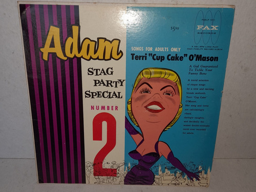 Adam Stag Party Special Number 2 Vinyl Lp Fax Records (Usado)