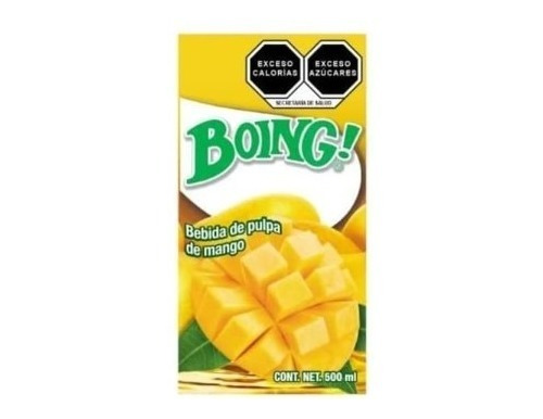 Jugo Boing Sabor Mango 500 Ml 12 Piezas