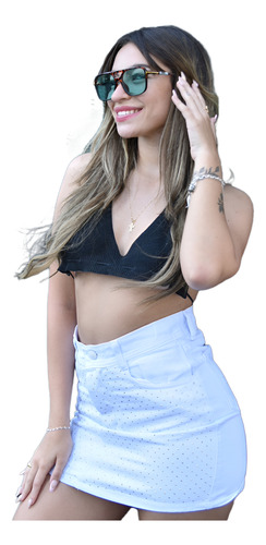 Pollera Minifalda Jean Mujer Urbana Modelos Exclusivos !!
