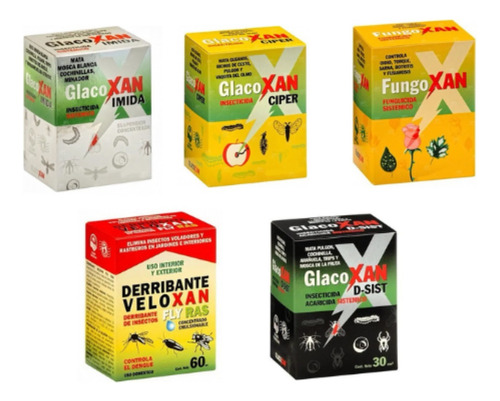 Combo Completo Insecticidas Linea Glacoxan