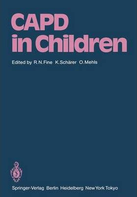 Libro Capd In Children : First International Symposium On...