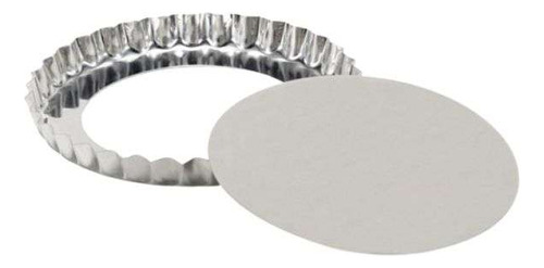 Kit 2 Forma Torta Crespa Alumínio Fundo Removível Nº2-23cm