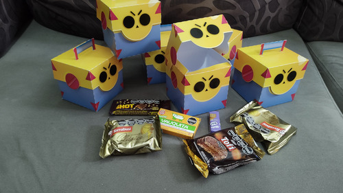 Cubo Golosinero Brawl Star X10