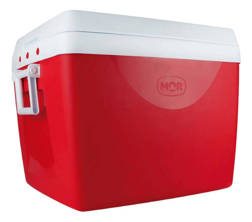 Caixa Térmica Cooler 75l Com Alça Vermelha 110 Latinhas Mor