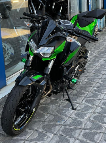Imagem 10 de 15 de Kawasaki Z400 Abs 2022 Verde 2 Anos Garantia Fabrica